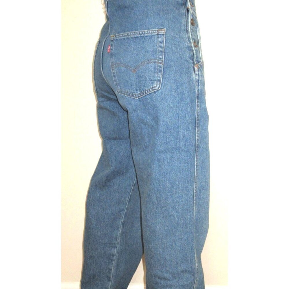 Levi's Women's Vintage Jeans Cotton Denim Overalls Medium Wash NWT 853150024 - Picture 11 of 14